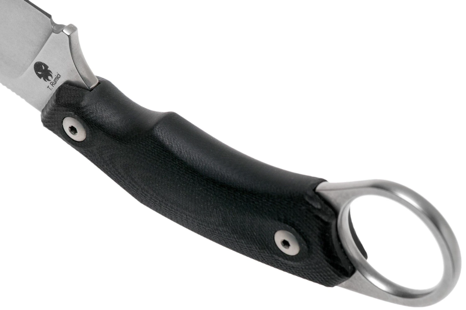 LionSteel H1 Skinner GBK Black G10 Cuchillo Fijo, Tommaso Rumici Design - Imagen 4