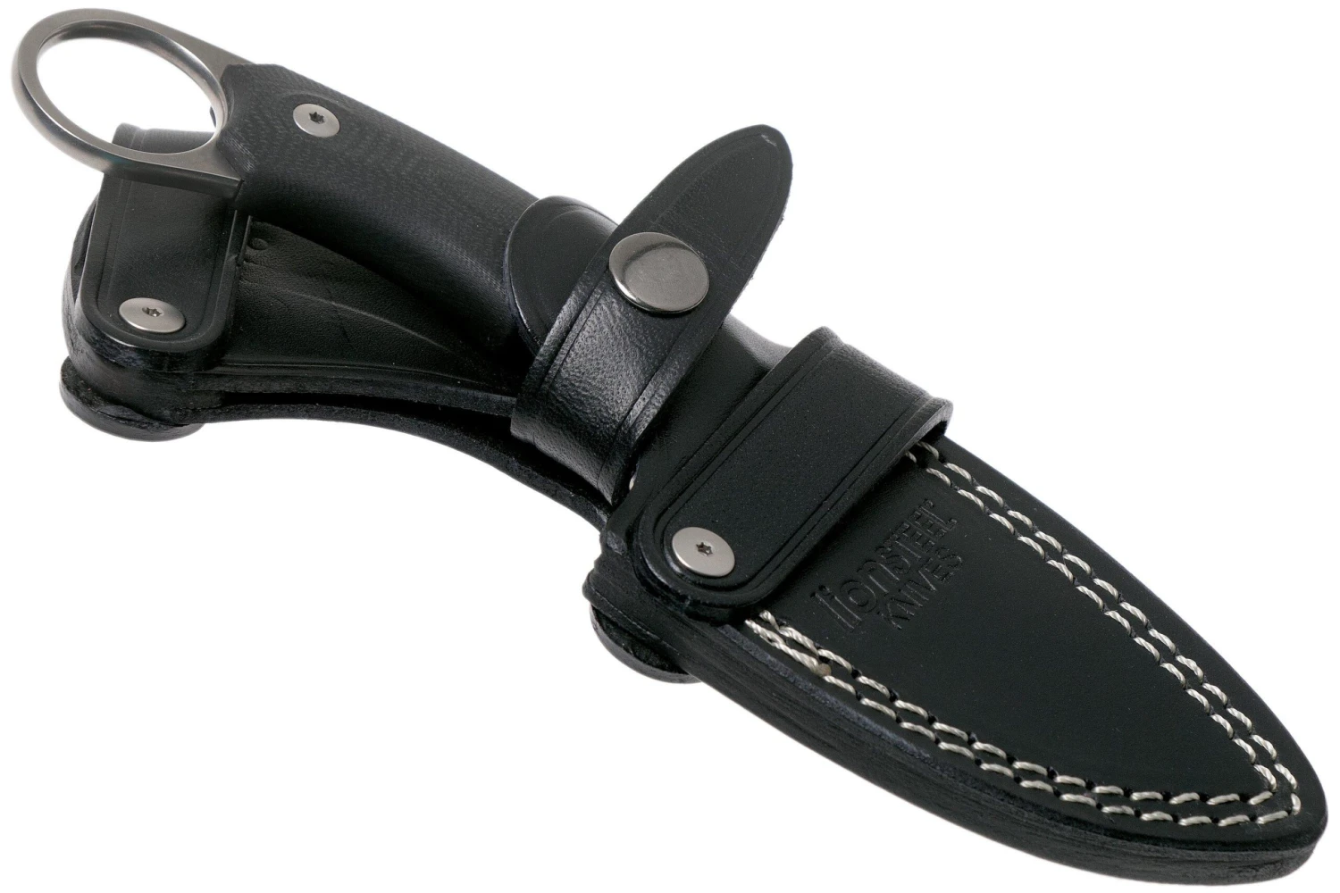 LionSteel H1 Skinner GBK Black G10 Cuchillo Fijo, Tommaso Rumici Design - Imagen 6