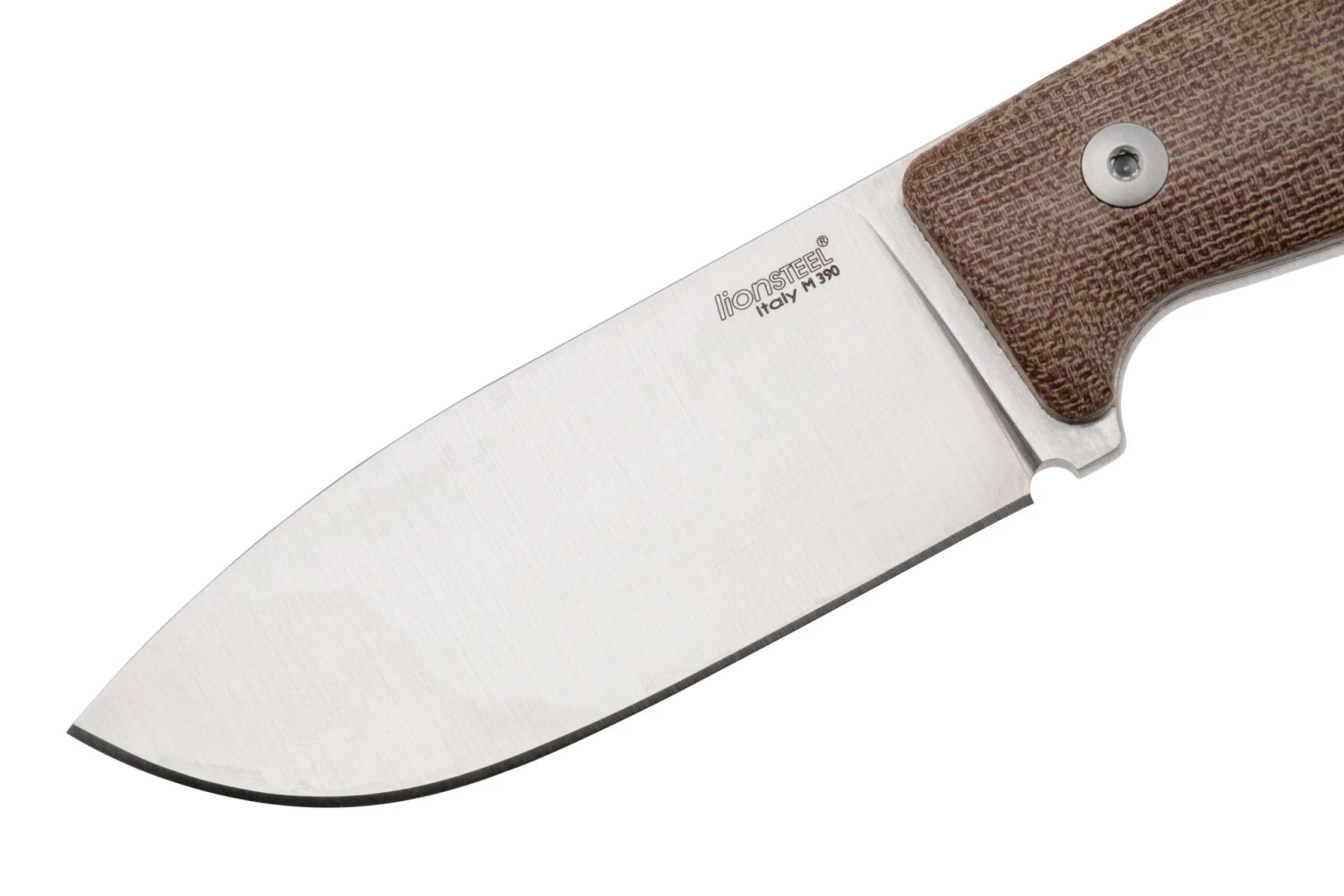 LionSteel M2M CVN Natural Canvas Micarta Cuchillo Fijo - Imagen 3