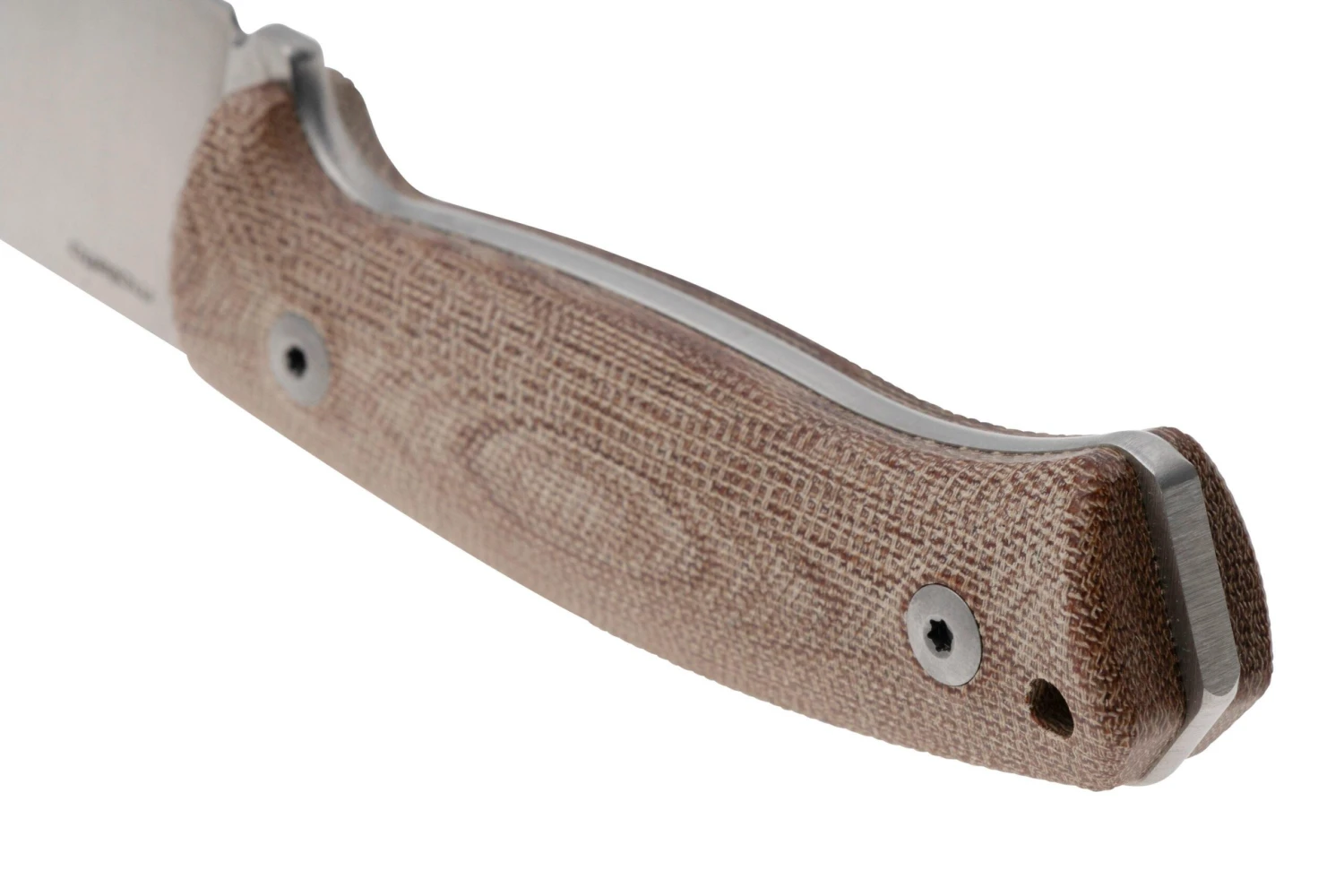 LionSteel M2M CVN Natural Canvas Micarta Cuchillo Fijo - Imagen 4