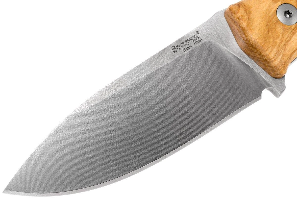 LionSteel M4-UL M390, Olivewood Handle - Imagen 3