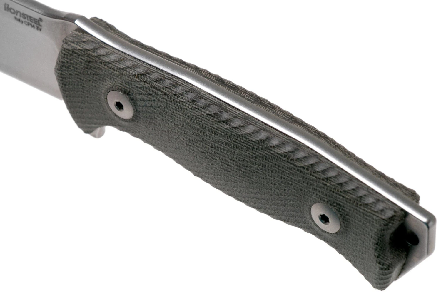 LionSteel M5 CPM 3V, Green Canvas Micarta, Knivesandtools Exclusive Cuchillo De Supervivencia - Imagen 5