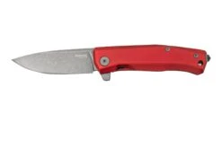 LionSteel Myto MT01A RB Red Aluminium, Black Navaja, Diseño Molletta