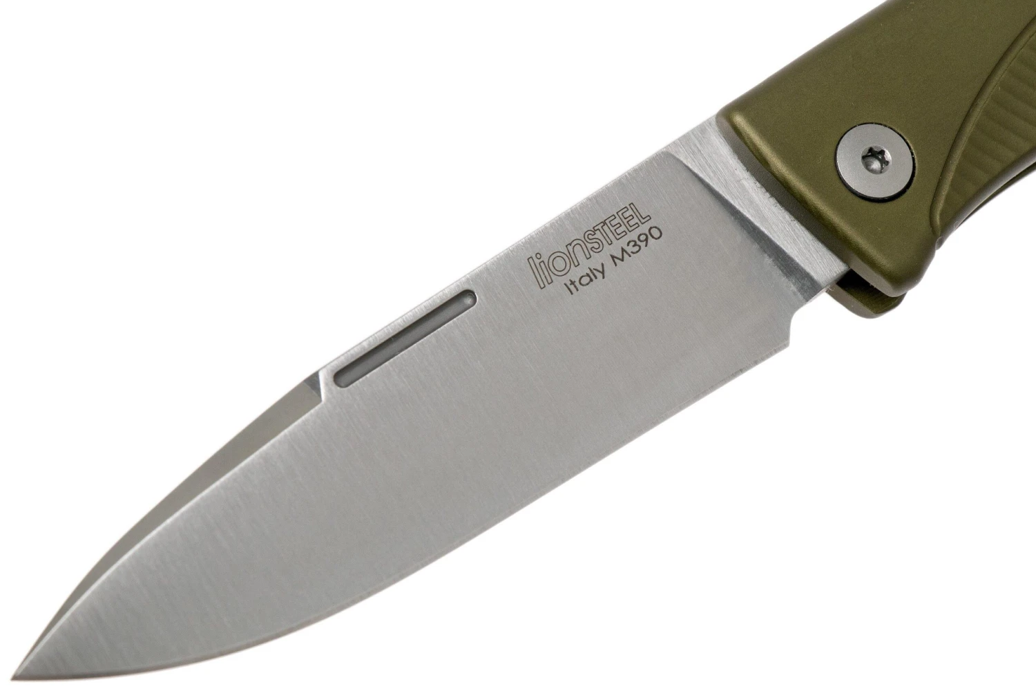 LionSteel Thrill Green Aluminum Integral Navaja Slipjoint - Imagen 3