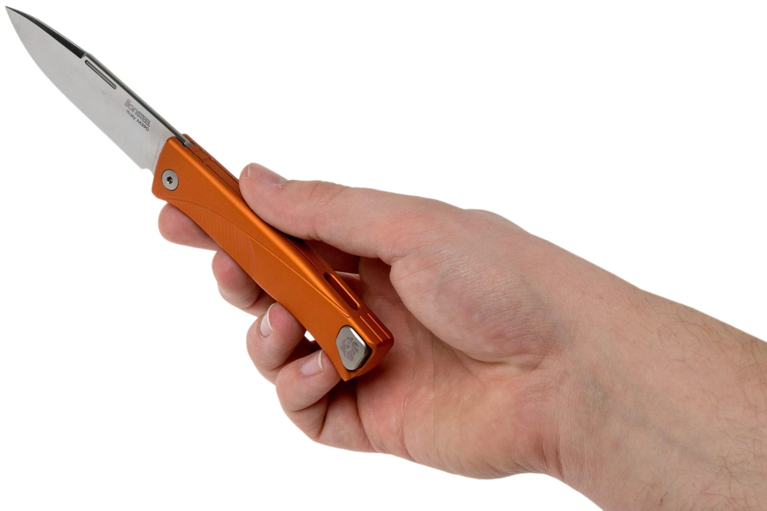 LionSteel Thrill Orange Aluminum Integral Navaja Slipjoint - Imagen 9