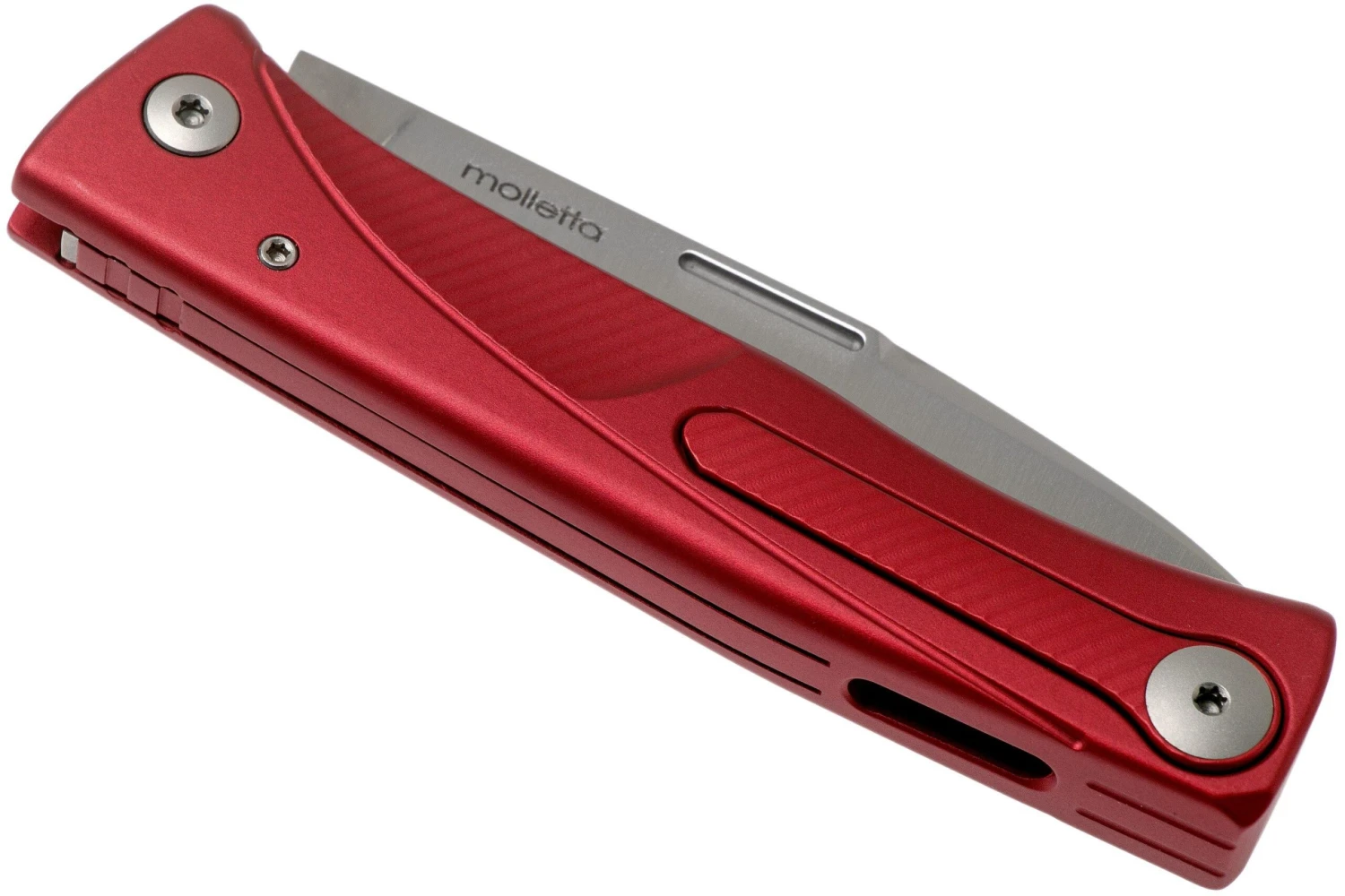 LionSteel Thrill Red Aluminum Integral Navaja Slipjoint - Imagen 4
