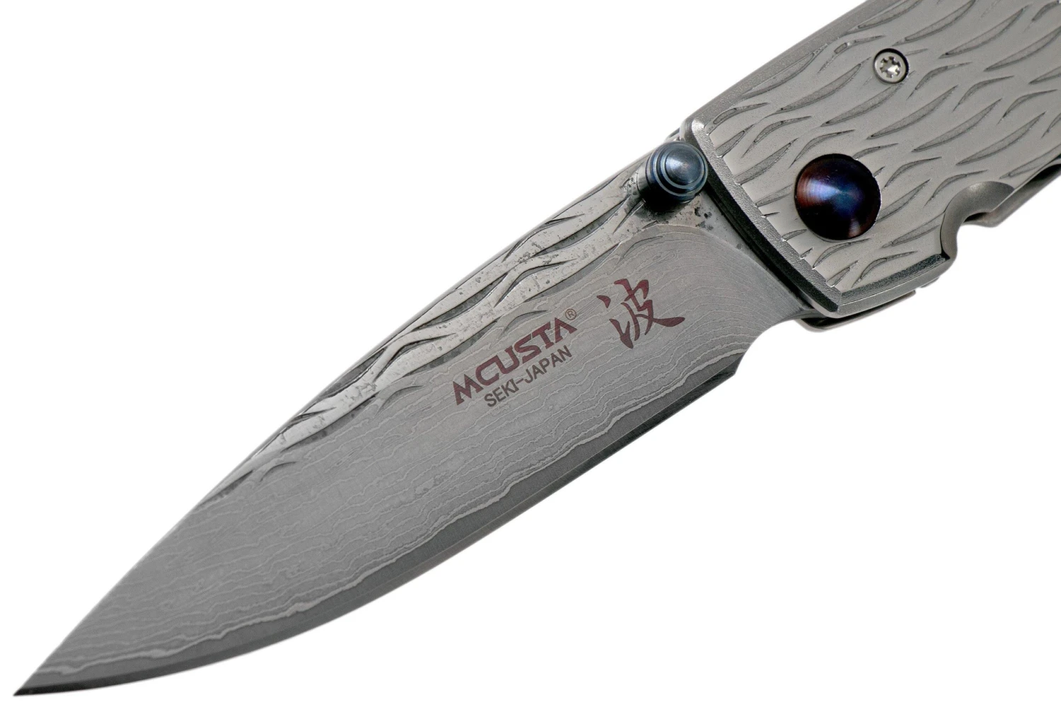 Mcusta Nami Small Damascus MC-0111D Navaja - Imagen 3