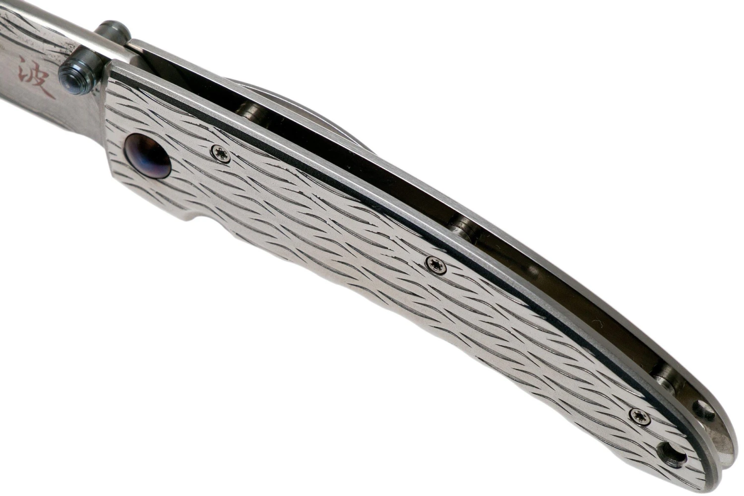 Mcusta Nami Small Damascus MC-0111D Navaja - Imagen 7