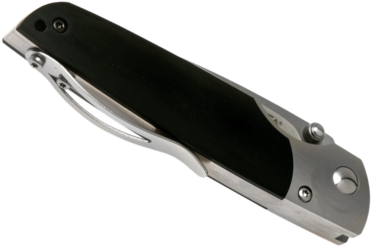 Mcusta MC-144G Shinra Mixture Teana, Black Pakkawood, Cuchillo De Caballero - Imagen 4