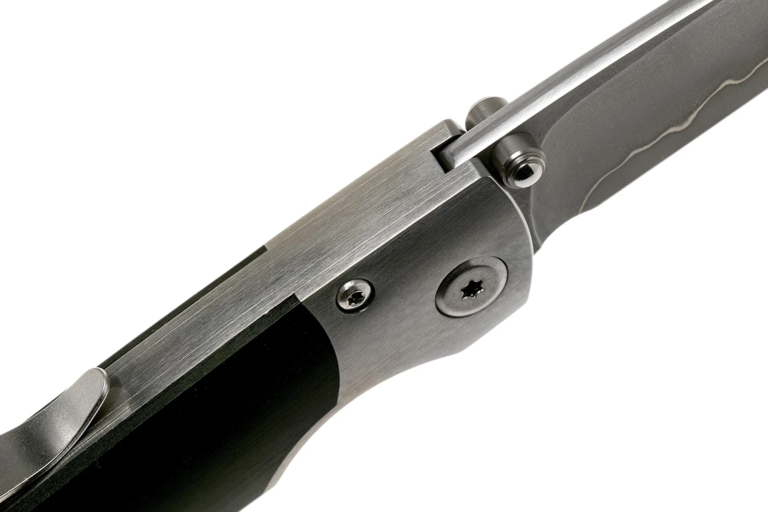 Mcusta MC-144G Shinra Mixture Teana, Black Pakkawood, Cuchillo De Caballero - Imagen 6