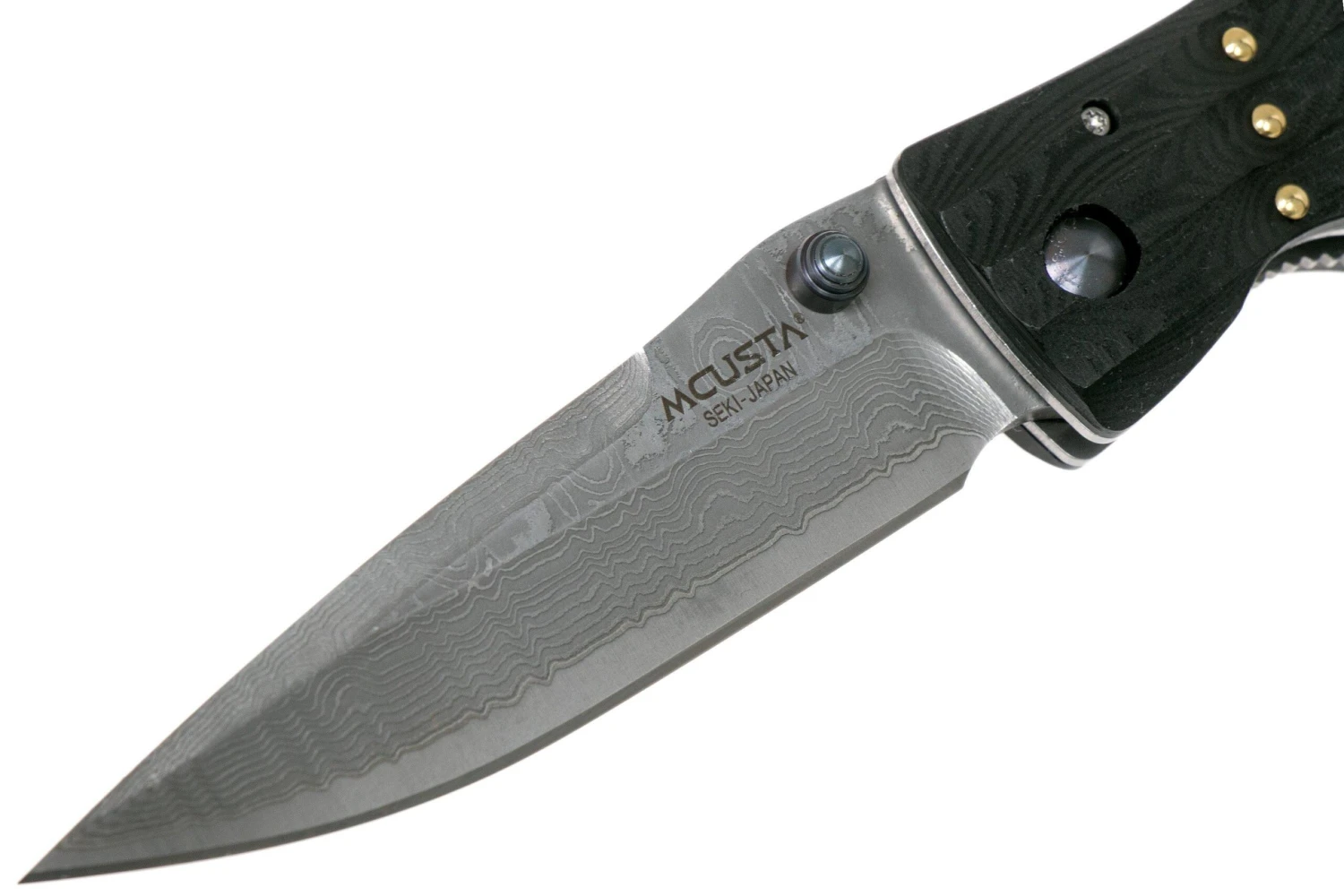 Mcusta MC-181D Sengoku Oda Nobunaga, Micarta, Cuchillo De Caballero - Imagen 3