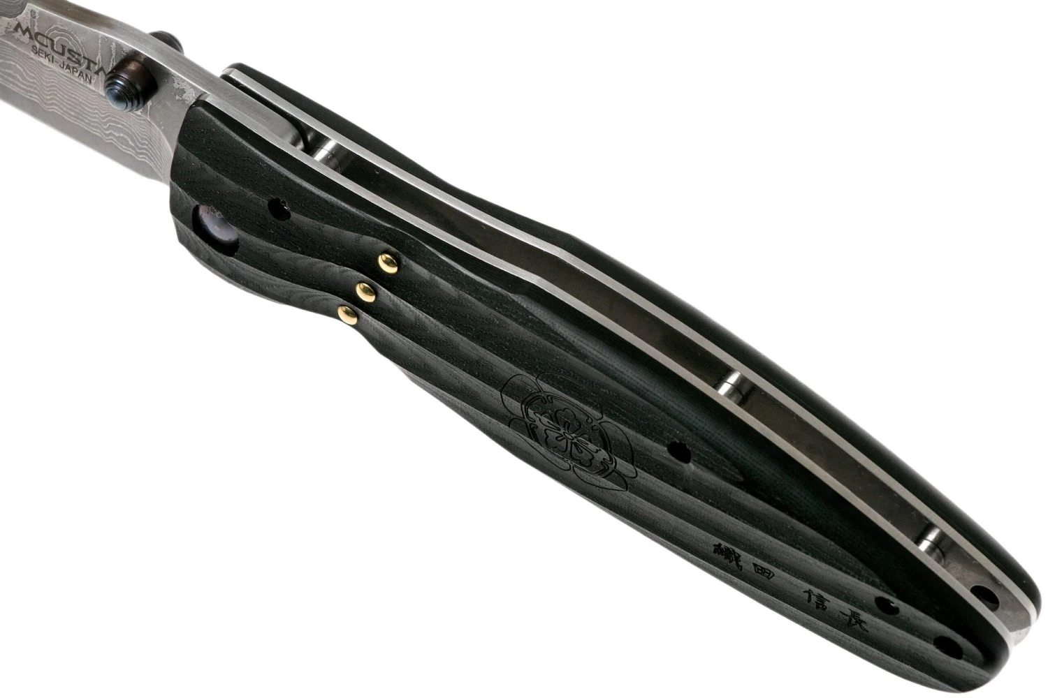 Mcusta MC-181D Sengoku Oda Nobunaga, Micarta, Cuchillo De Caballero - Imagen 6