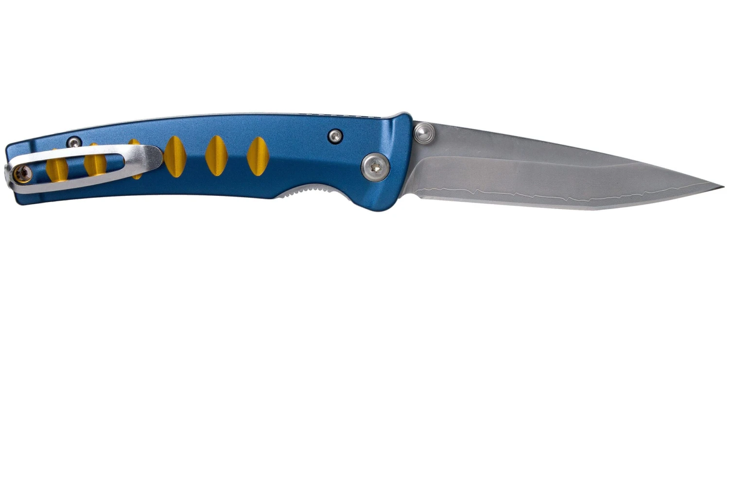 Mcusta MC-42C Katana, Azul / Dorado, Cuchillo De Caballero - Imagen 2