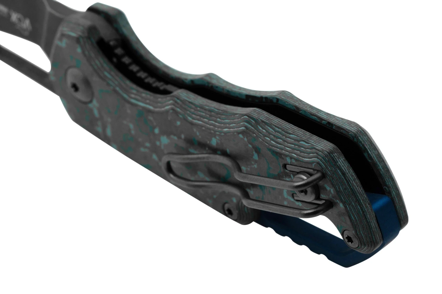 MKM Isonzo FX03-2CAD Cleaver Dark Stonewashed, Arctic Storm Carbon Fibre Navaja, Diseño De Jesper Voxnaes - Imagen 4