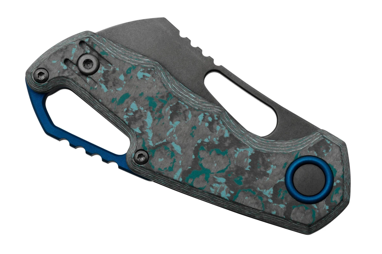 MKM Isonzo FX03-2CAD Cleaver Dark Stonewashed, Arctic Storm Carbon Fibre Navaja, Diseño De Jesper Voxnaes - Imagen 6