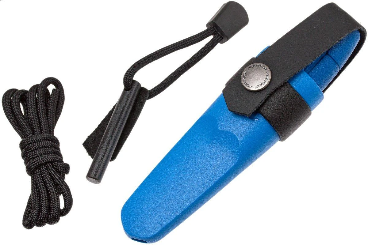 Morakniv Mora Eldris Blue 12631 Cuchillo De Cuello Con Funda De Lujo Y Yesquero - Imagen 7