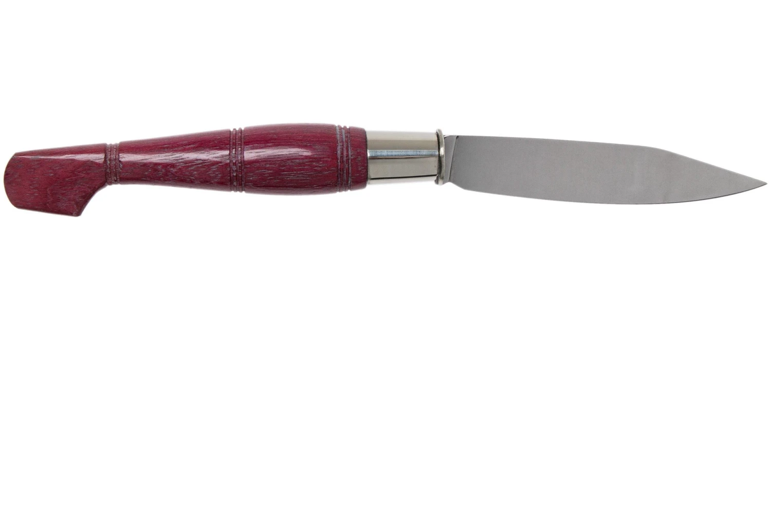 Nontron No. 25 Turning Ferrule, Amarante, Forma De Zueco NN25AMA Navaja - Imagen 2