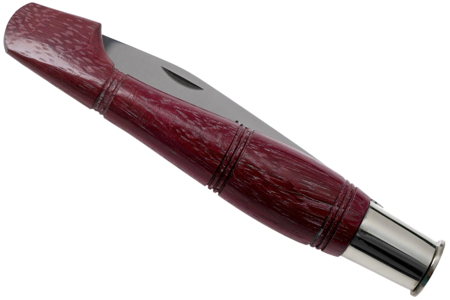 Nontron No. 25 Turning Ferrule, Amarante, Forma De Zueco NN25AMA Navaja - Imagen 4