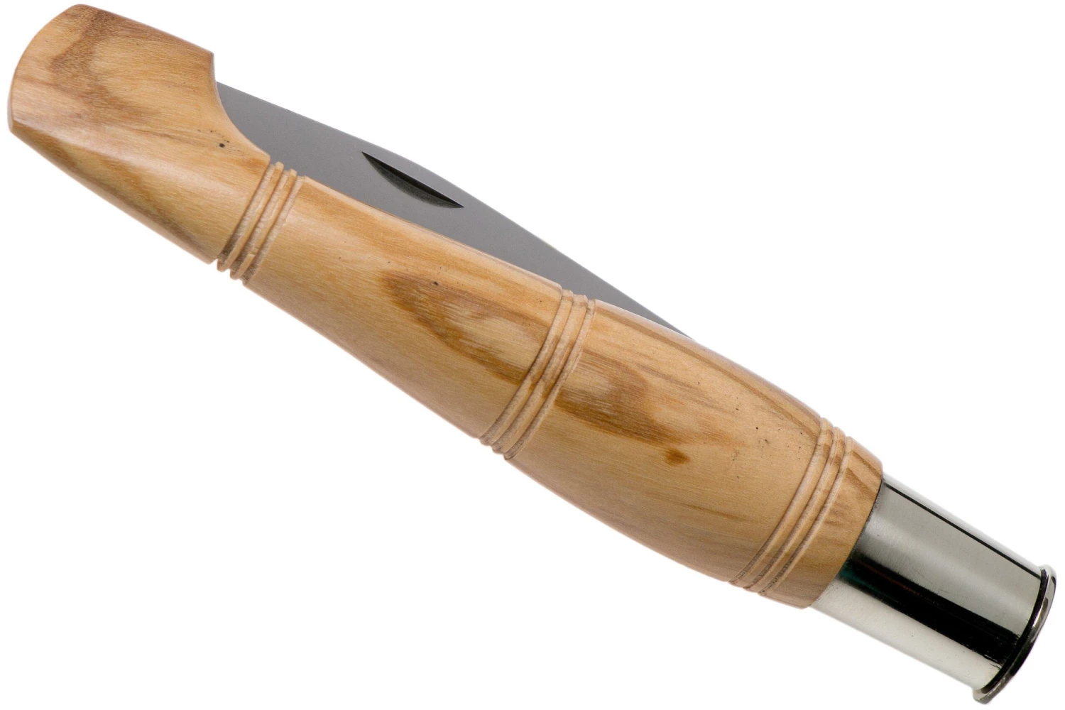 Nontron No. 25 Turning Ferrule, Olivewood, Forma De Zueco NN25OL Navaja - Imagen 4