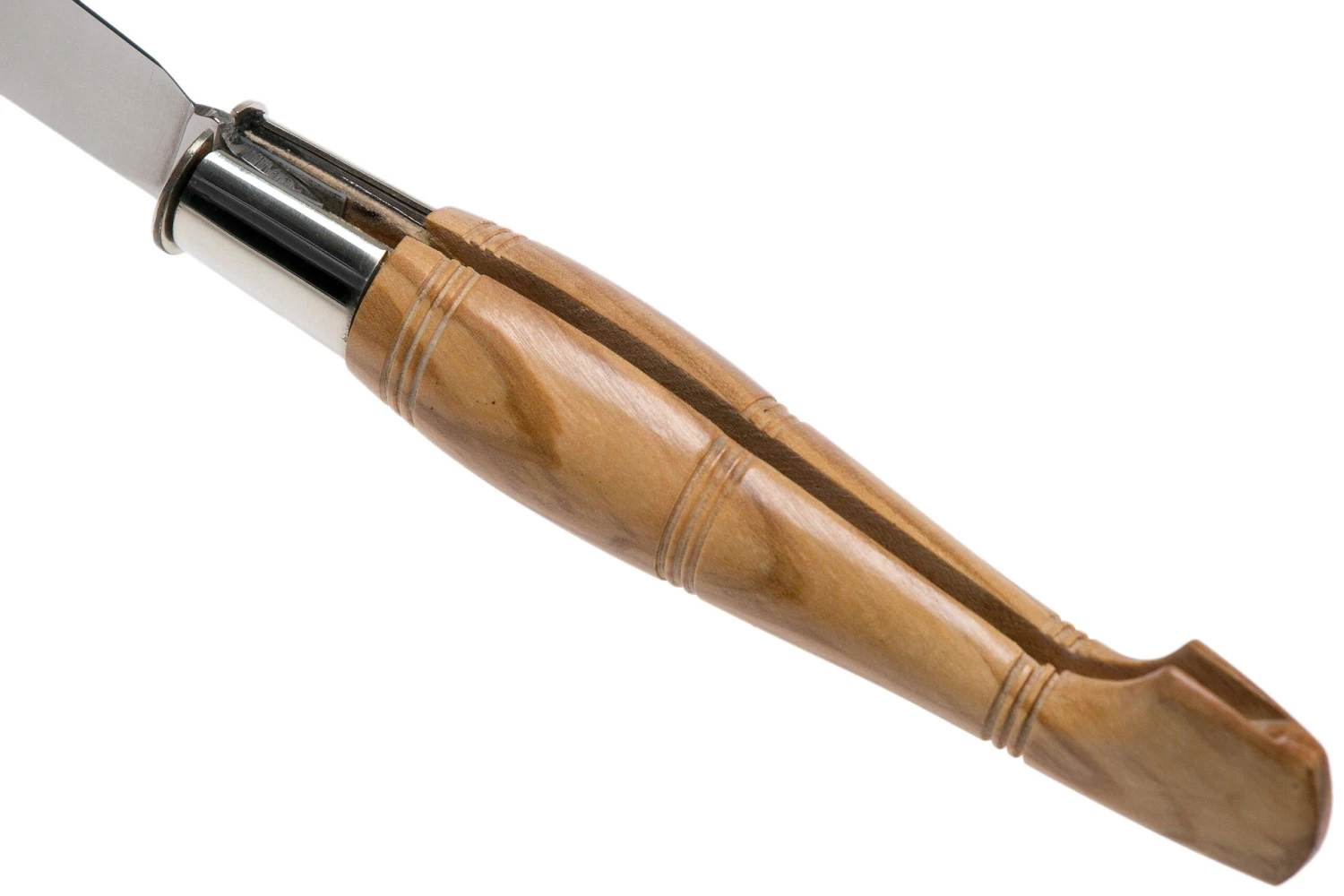 Nontron No. 25 Turning Ferrule, Olivewood, Forma De Zueco NN25OL Navaja - Imagen 5