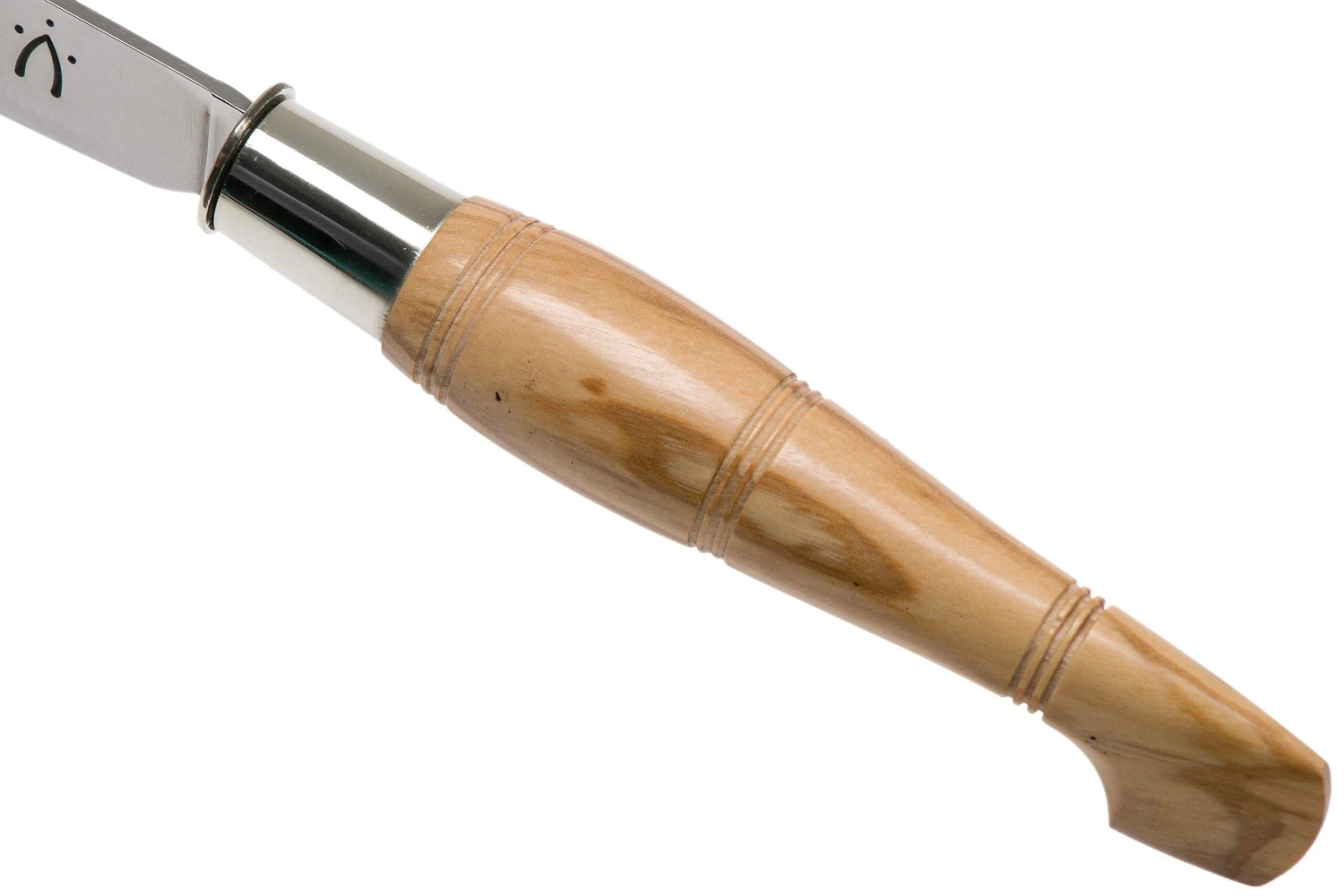 Nontron No. 25 Turning Ferrule, Olivewood, Forma De Zueco NN25OL Navaja - Imagen 6