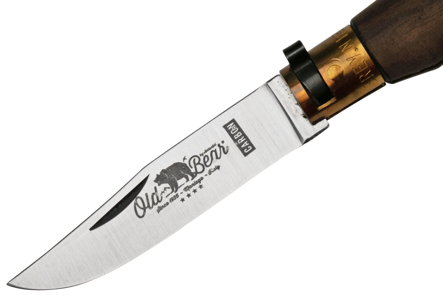 Old Bear Classical Walnut Carbon M, 9306-19-LN Navaja - Imagen 3