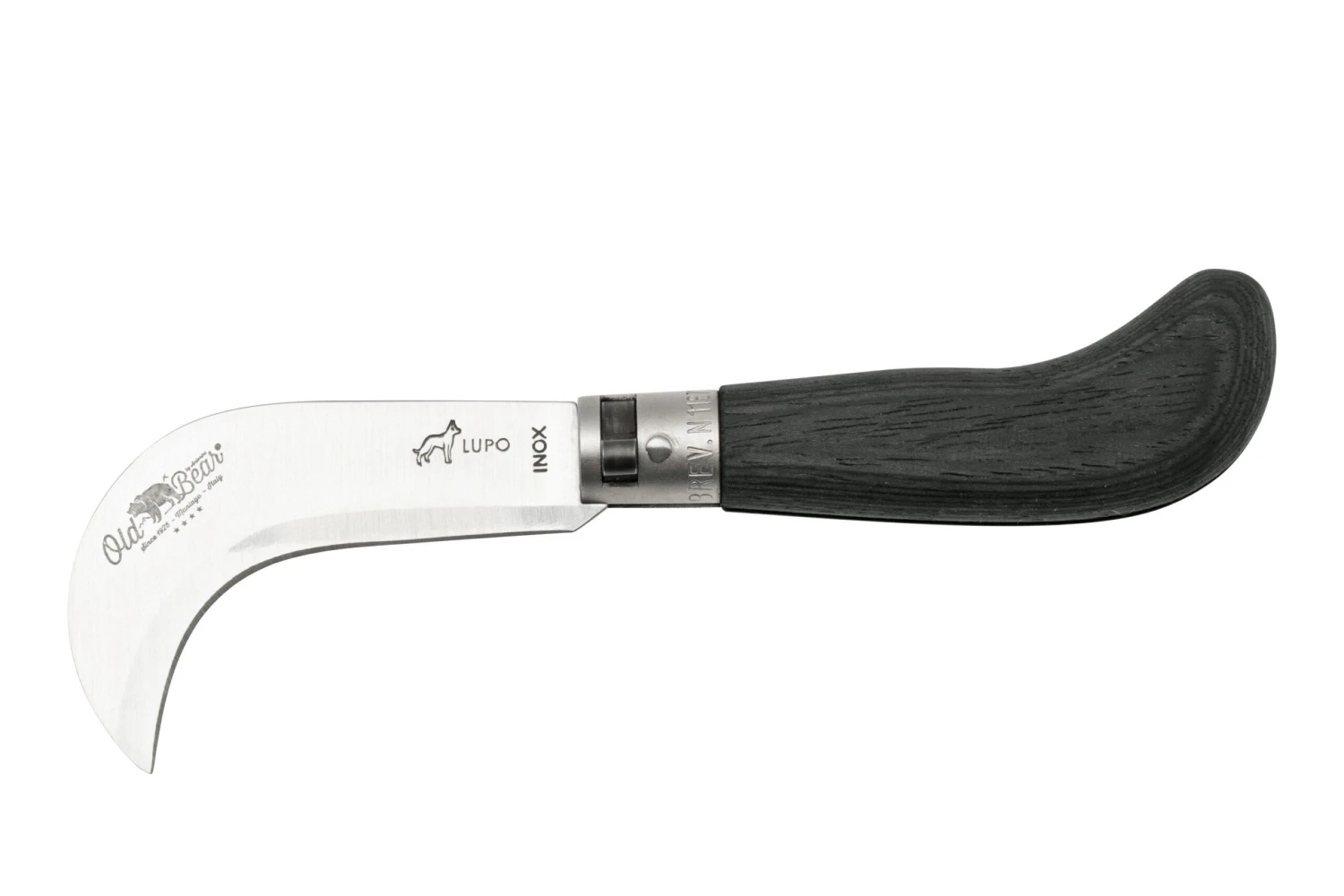 Old Bear Pruning Black Laminated S, 9747-17-MNK Cuchillo De Jardinero