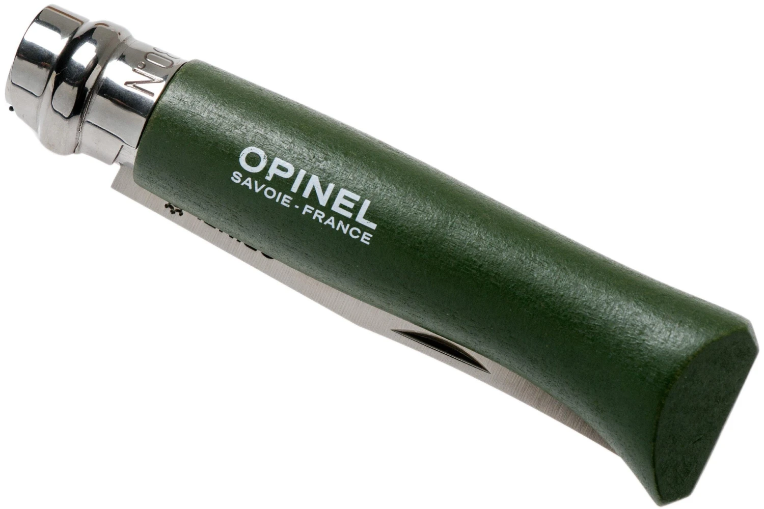 Opinel Navaja No. 08RV Khaki, Acero Inoxidable, Longitud De La Cuchilla 8,5 Cm - Imagen 4