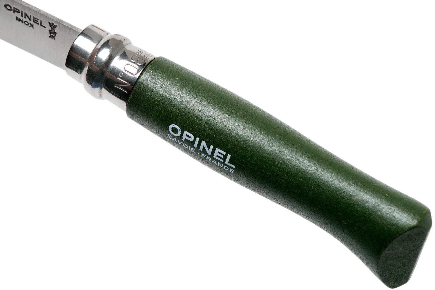 Opinel Navaja No. 08RV Khaki, Acero Inoxidable, Longitud De La Cuchilla 8,5 Cm - Imagen 6
