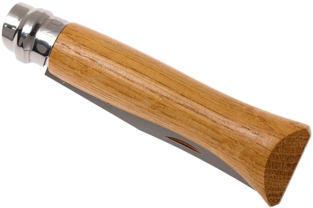 Opinel Navaja No. 6 Luxury Range, Acero Inoxidable, Madera De Roble - Imagen 4