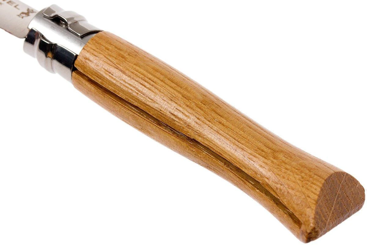 Opinel Navaja No. 6 Luxury Range, Acero Inoxidable, Madera De Roble - Imagen 5