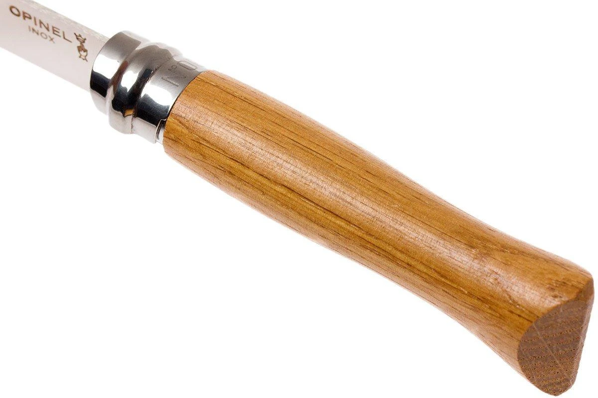 Opinel Navaja No. 6 Luxury Range, Acero Inoxidable, Madera De Roble - Imagen 6