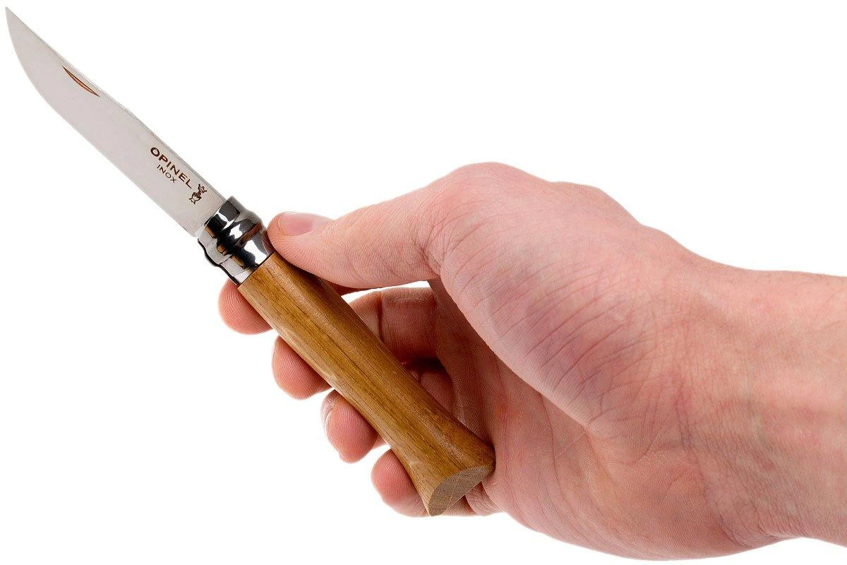 Opinel Navaja No. 6 Luxury Range, Acero Inoxidable, Madera De Roble - Imagen 7