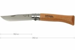 Opinel Navaja No. 10, Acero Inoxidable, 10 Cm