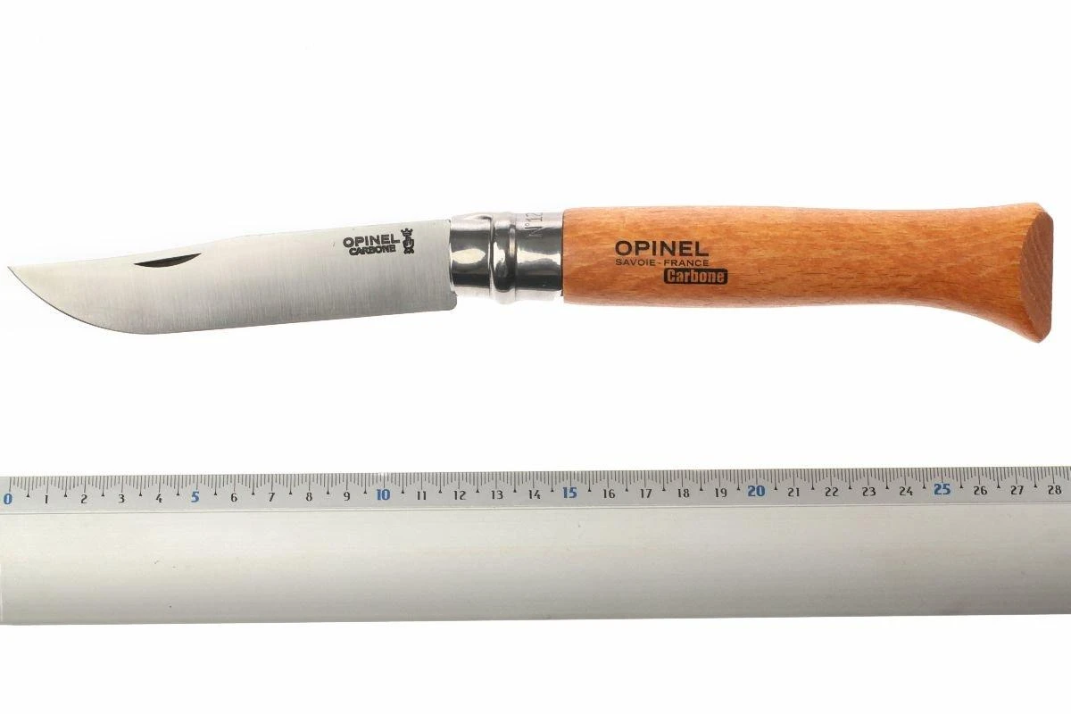 Opinel No. 12 Navaja Carbone, Acero Carbono - Imagen 5