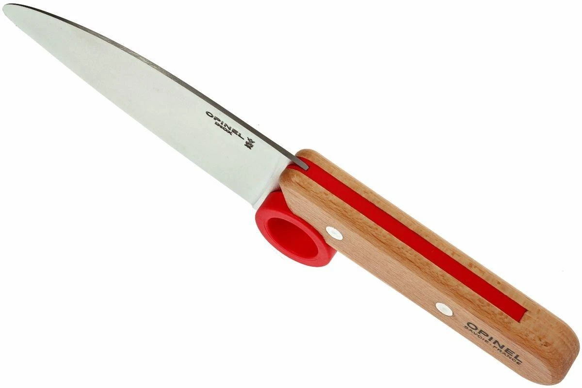 Opinel Cuchillo De Cocina Y Protector De Dedos 'Le Petit Chef' - Imagen 2