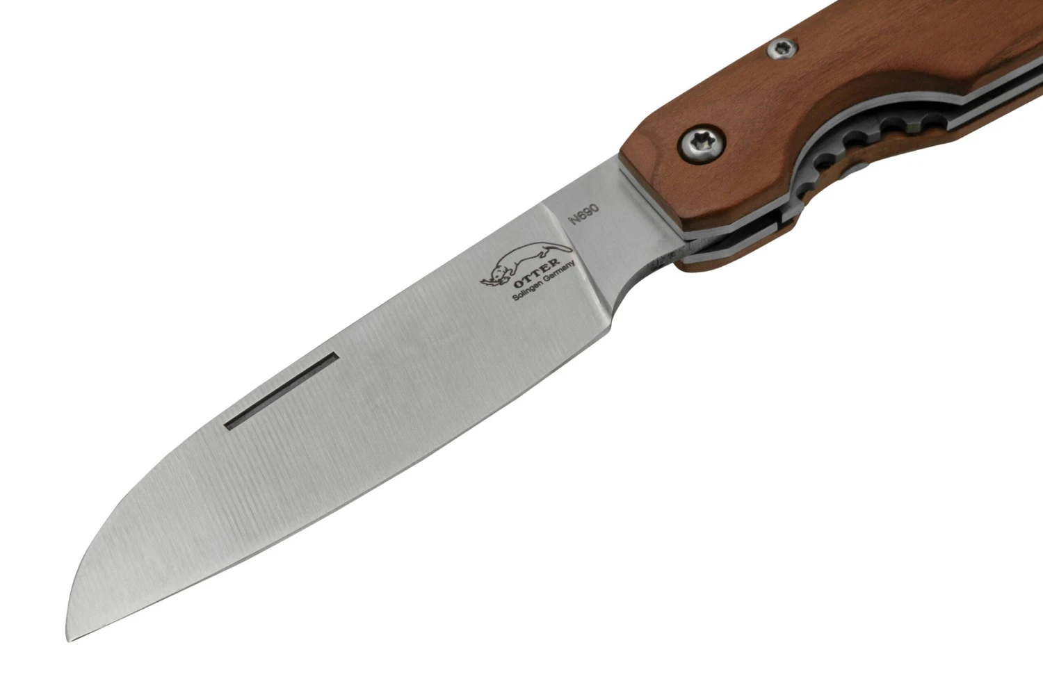Otter Liner-lock 153-2 PB, Böhler N690 Plum Wood, Navaja - Imagen 3