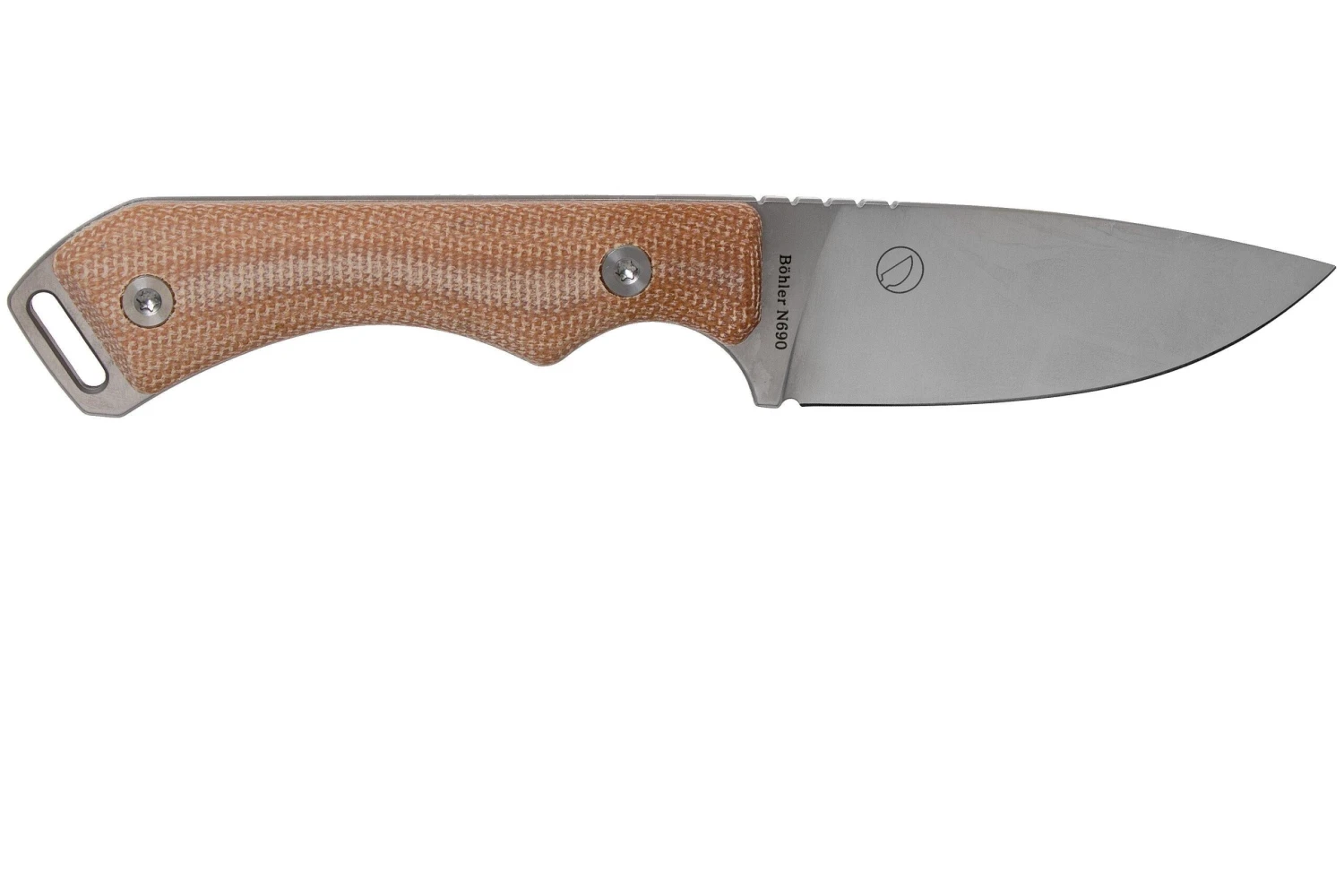QSP Knife Workaholic QS124-A SK03 Brown Micarta Cuchillo Fijo - Imagen 2