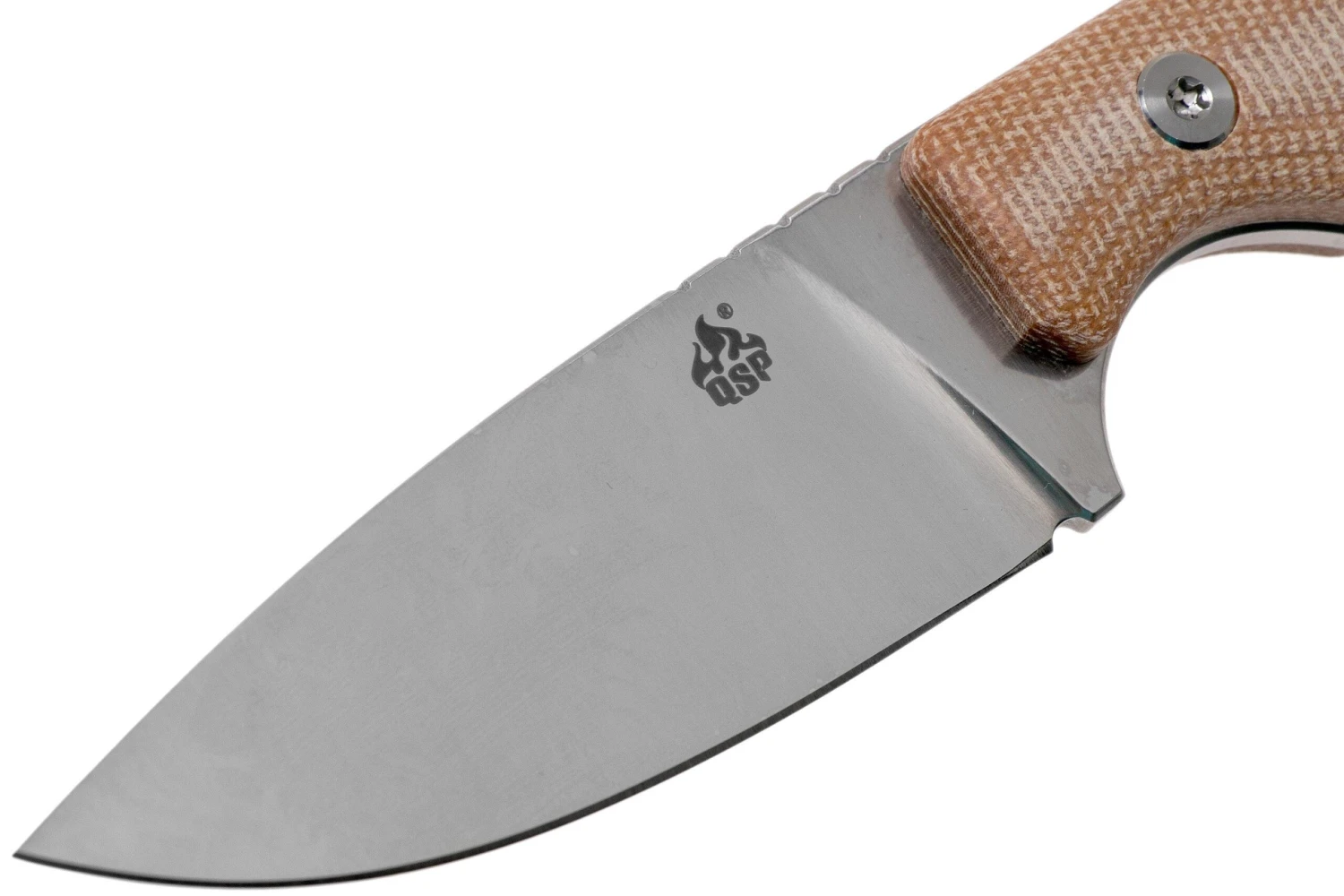 QSP Knife Workaholic QS124-A SK03 Brown Micarta Cuchillo Fijo - Imagen 3