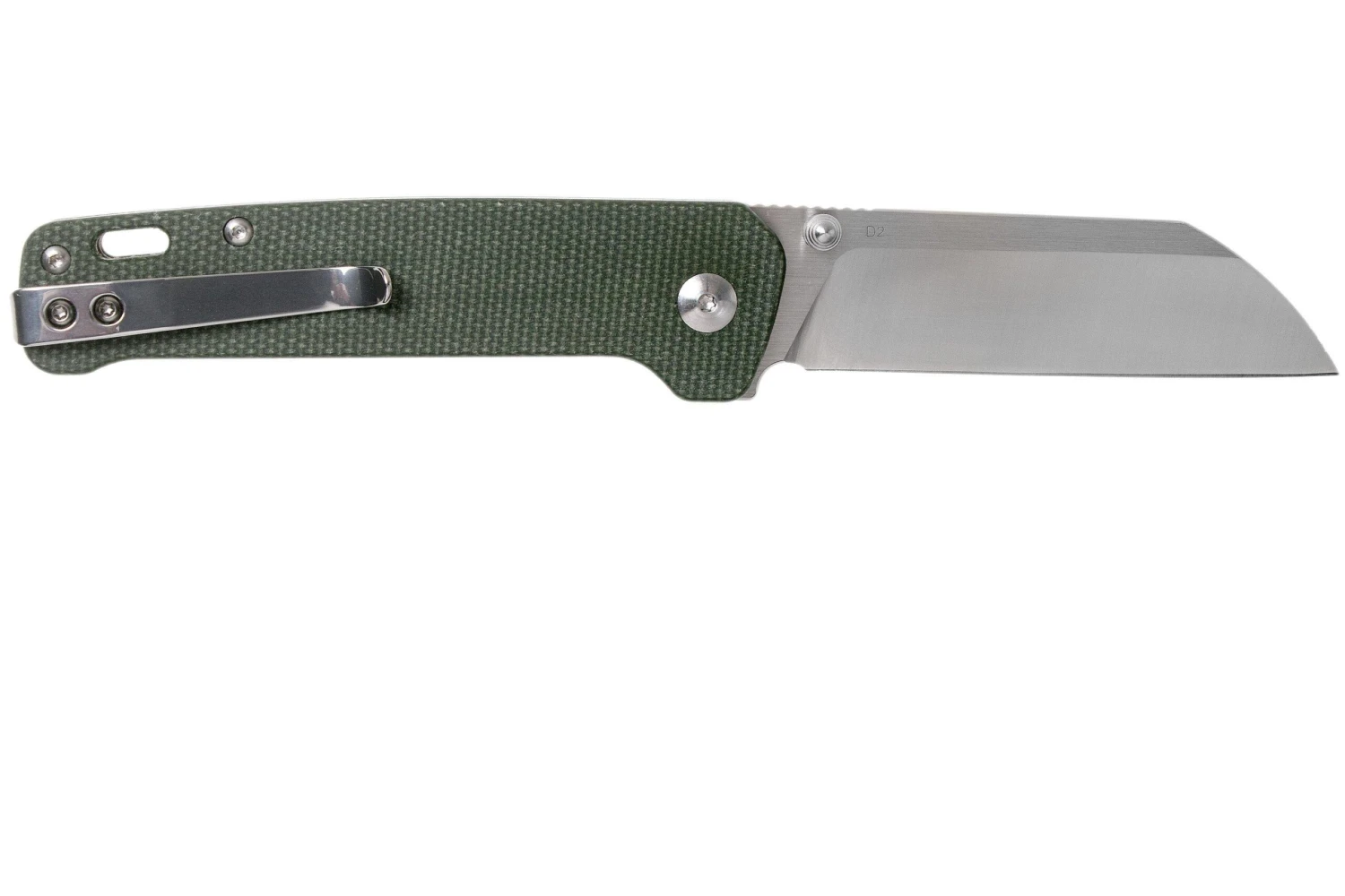 QSP Knife Penguin QS130-C Green Micarta, Navaja - Imagen 2