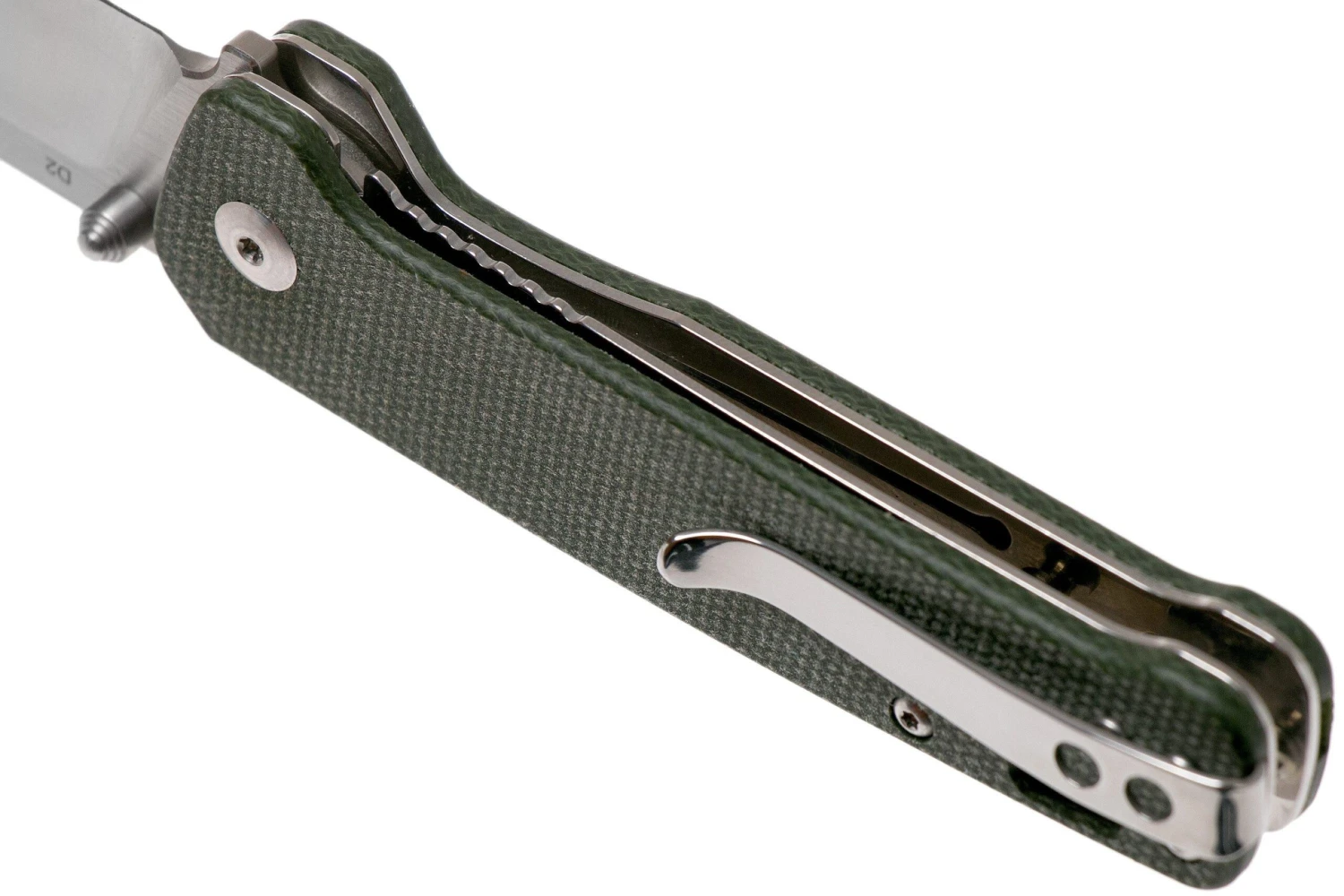 QSP Knife Penguin QS130-C Green Micarta, Navaja - Imagen 5