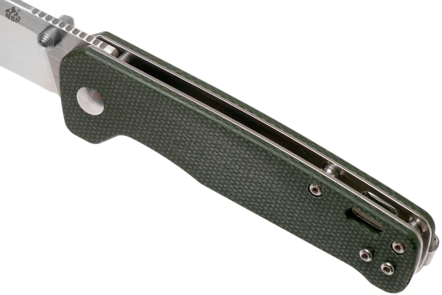 QSP Knife Penguin QS130-C Green Micarta, Navaja - Imagen 7