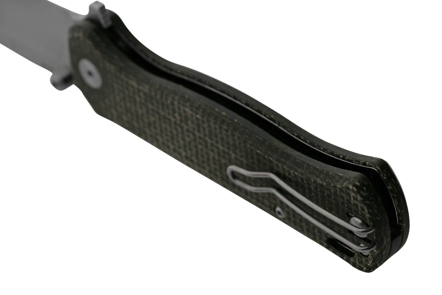 QSP Knife Swordfish QS149-C1 Brown Rough Micarta, Stonewashed, Navaja - Imagen 4