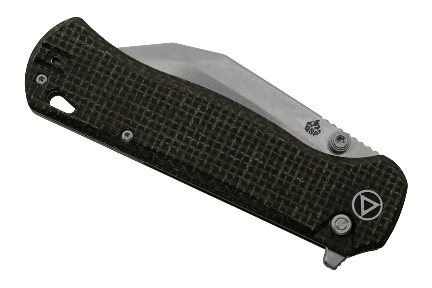 QSP Knife Swordfish QS149-C1 Brown Rough Micarta, Stonewashed, Navaja - Imagen 6