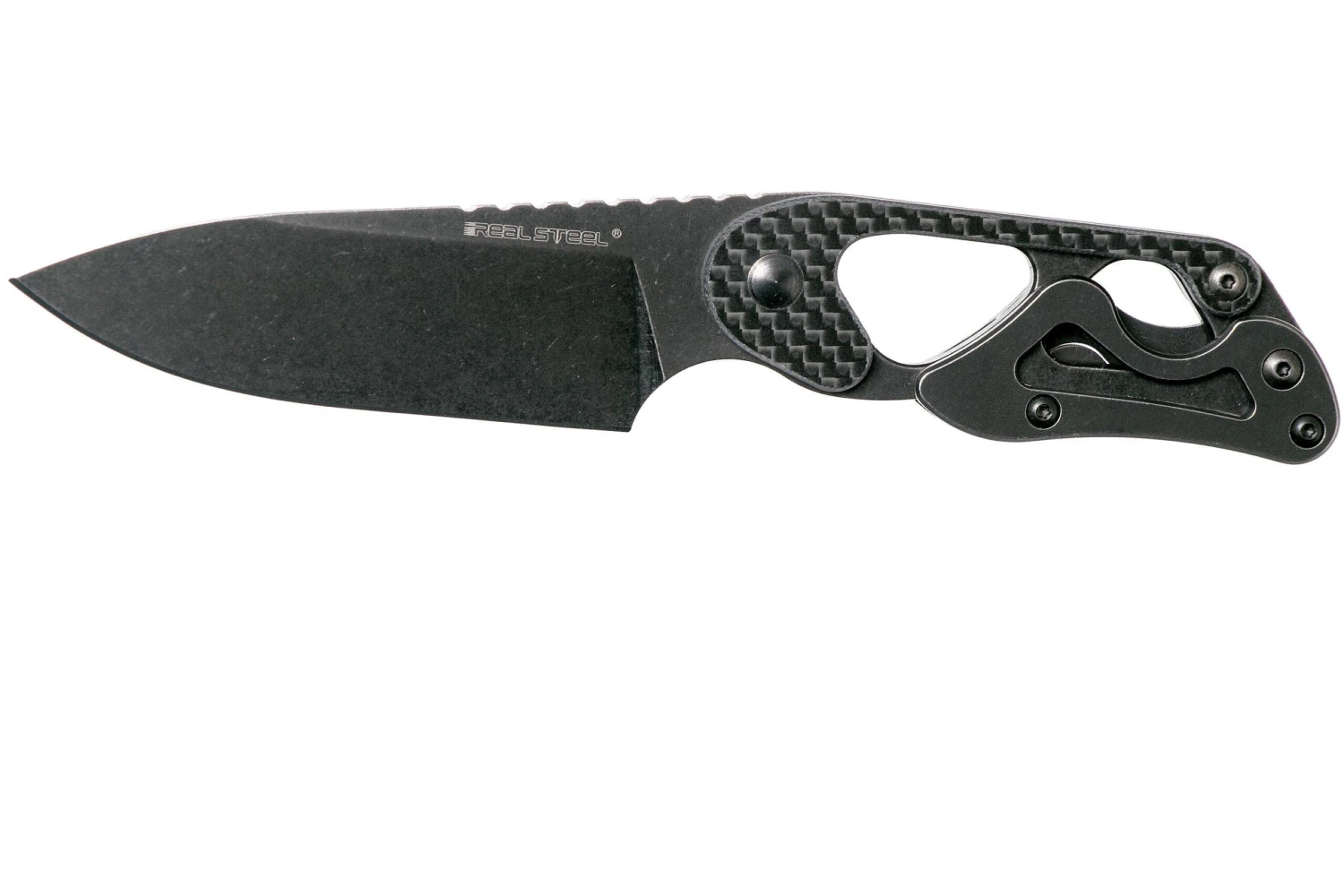 Real Steel Comerant 3724 Blackwashed Cuchillo De Cuello