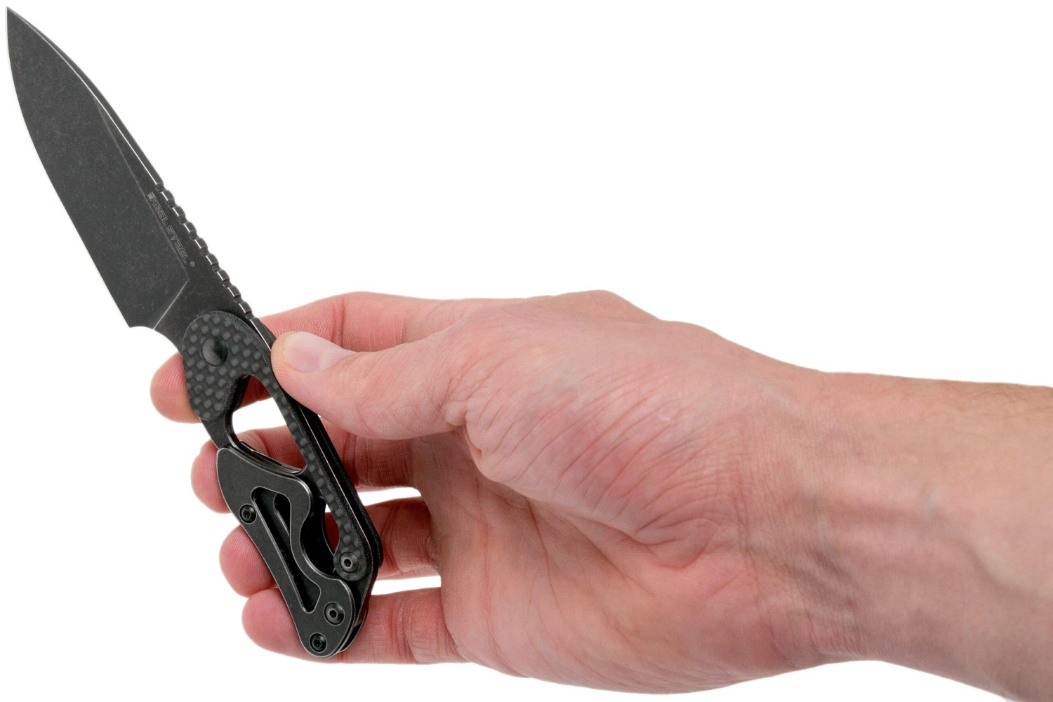 Real Steel Comerant 3724 Blackwashed Cuchillo De Cuello - Imagen 6