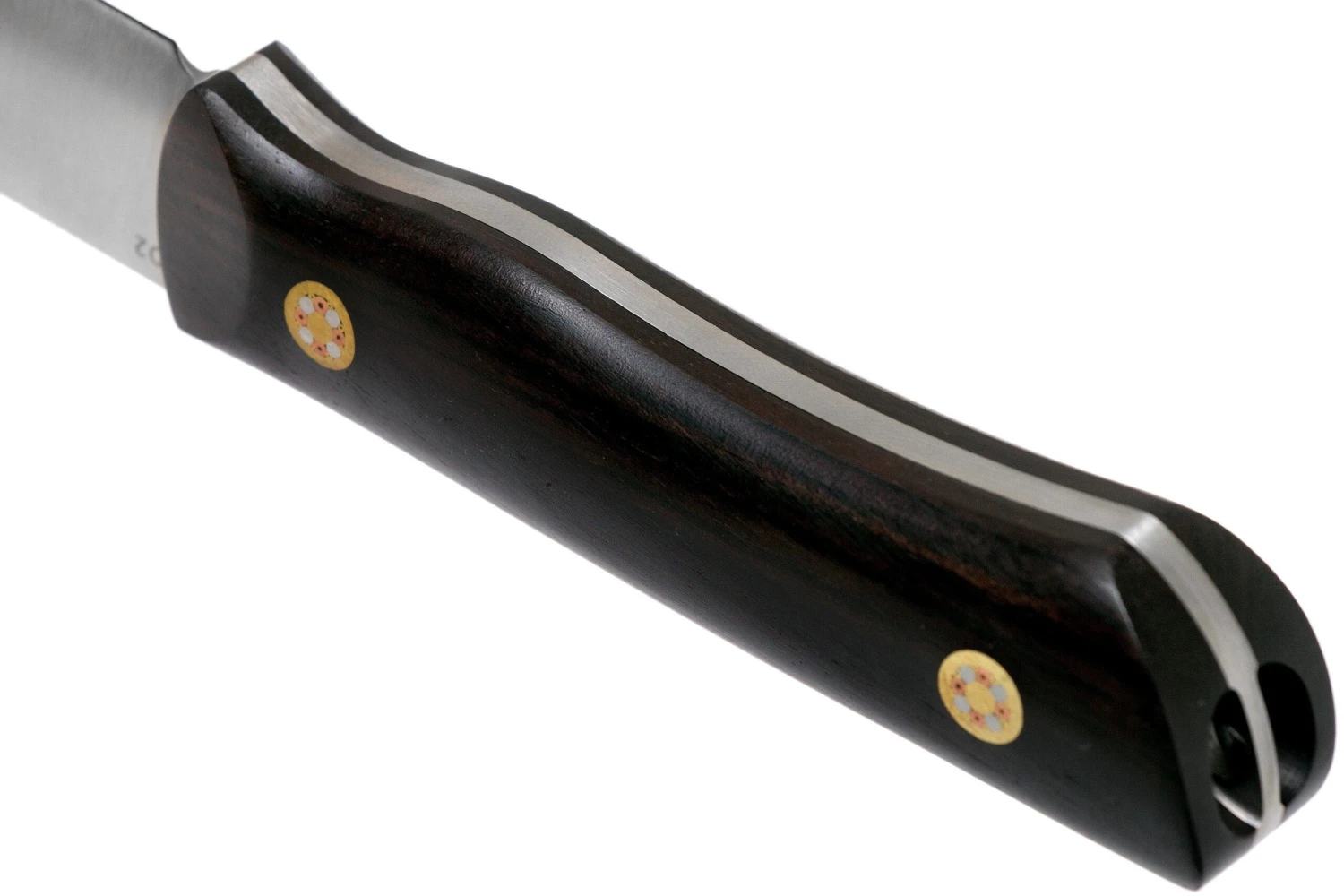 Real Steel Bushcraft III Convex Ebony Mosaic 3726E Knivesandtools Exclusive Cuchillo Bushcraft - Imagen 4