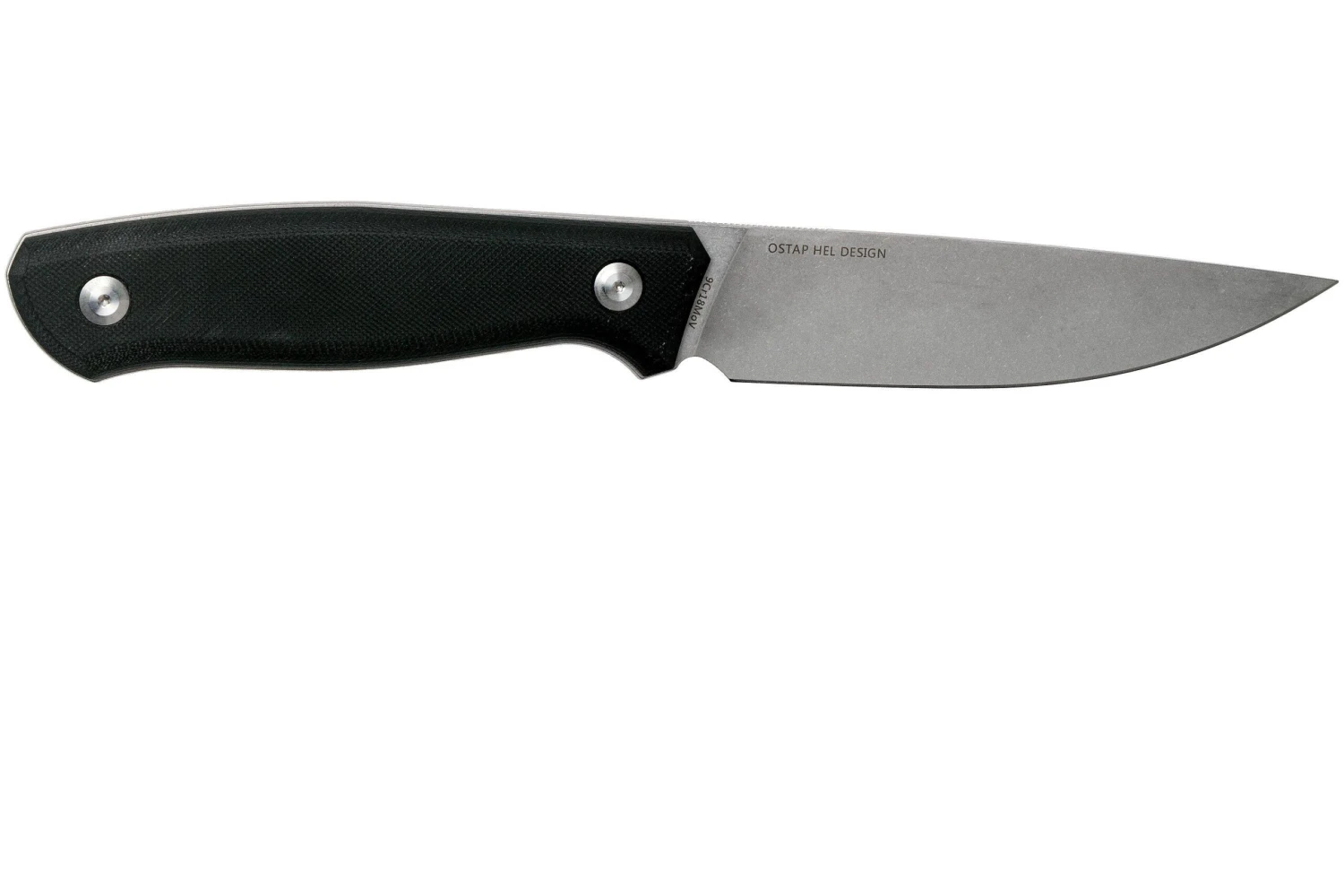 Real Steel Arbiter Stonewashed 3811 Cuchillo Fijo, Ostap Hel Design - Imagen 5
