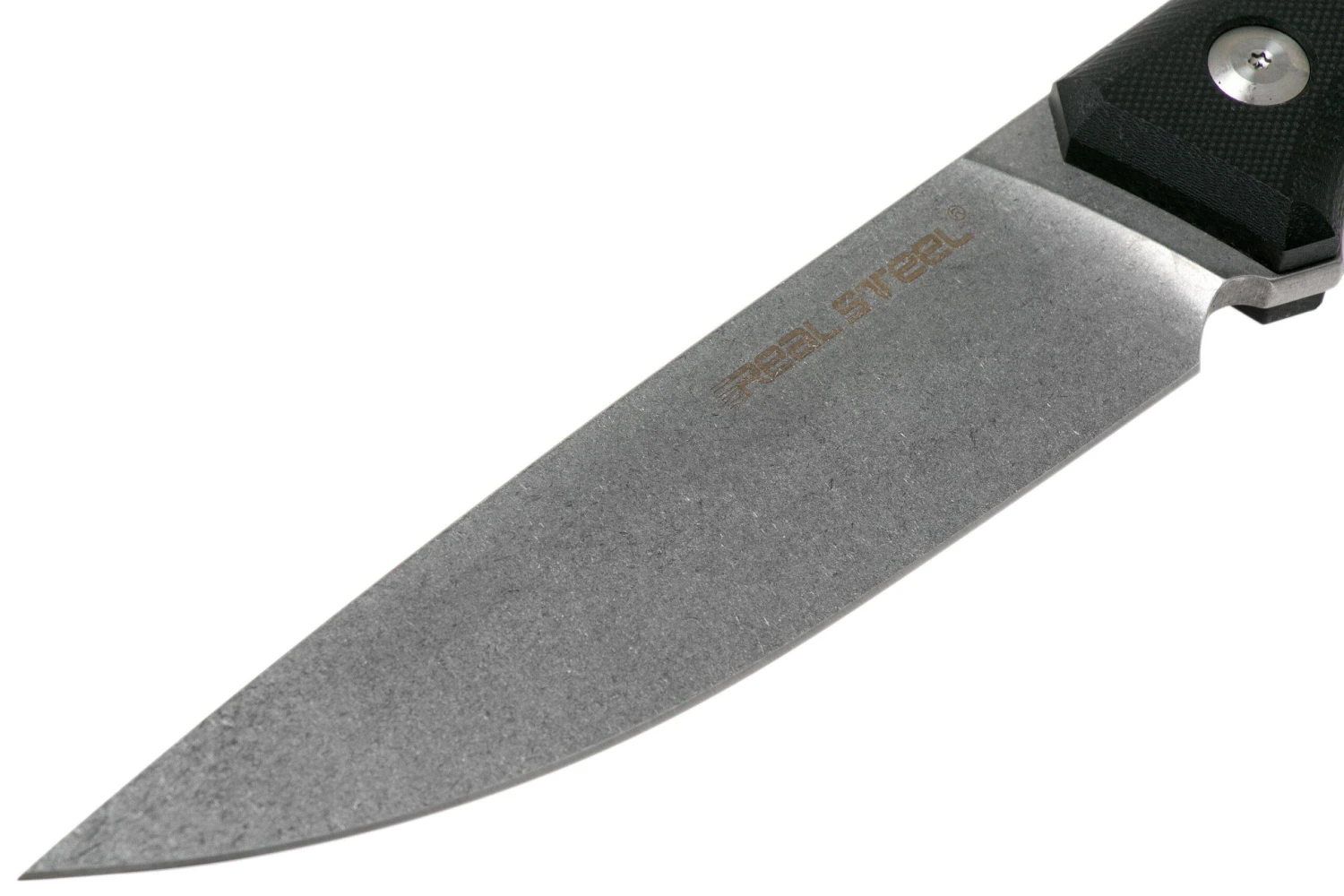 Real Steel Arbiter Stonewashed 3811 Cuchillo Fijo, Ostap Hel Design - Imagen 7