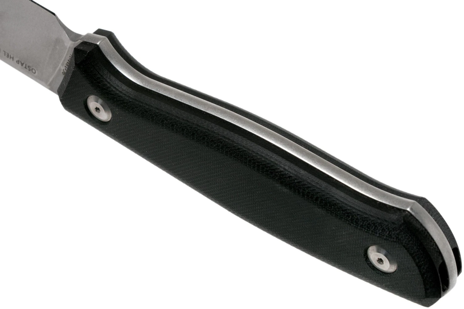 Real Steel Arbiter Stonewashed 3811 Cuchillo Fijo, Ostap Hel Design - Imagen 9